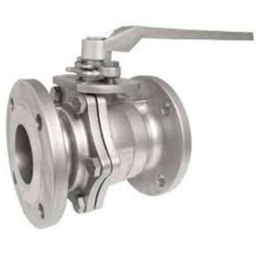 شیر توپی استیل فلنجدار 304